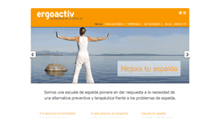 Desktop Screenshot of ergoactiv.com